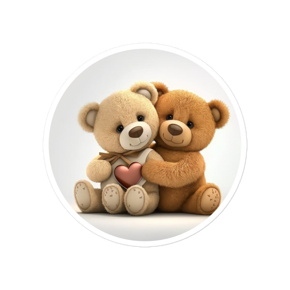 Teddy Bear Design - Bubble-free Stickers - Easy to Apply