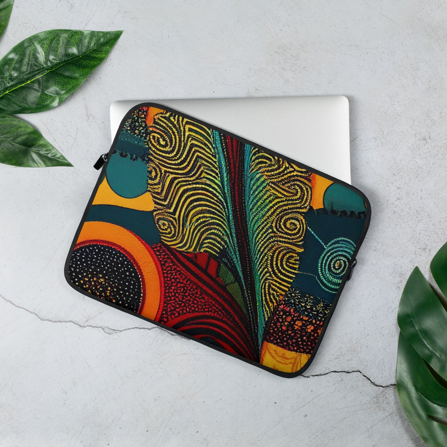 African-inspired Style: Laptop Sleeve with African Ankara Design